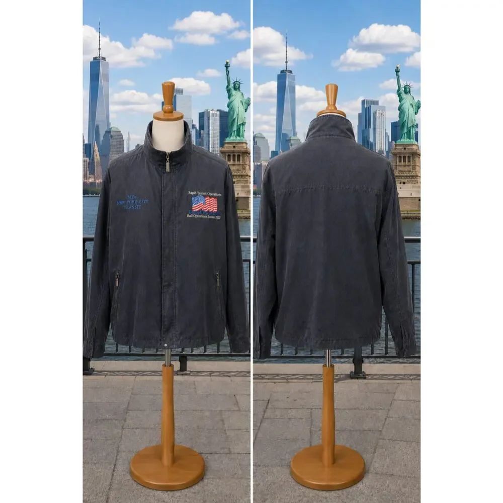 Vintage 2002 MTA New York City Transit North End Jacket XL